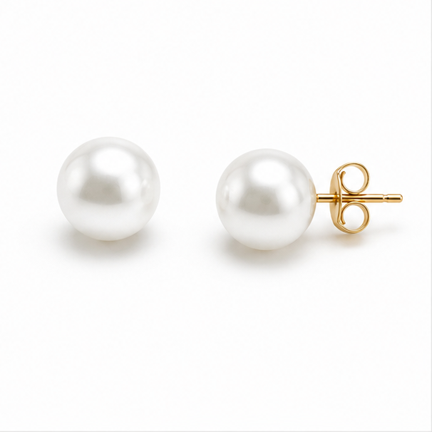 Elegant Pearl and Crystal Stainless Steel Jewelry Set - Image 6