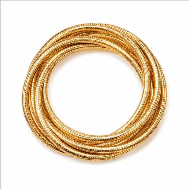 Multi-Layer Snake Chain Stainless Steel Bracelet - Image 3