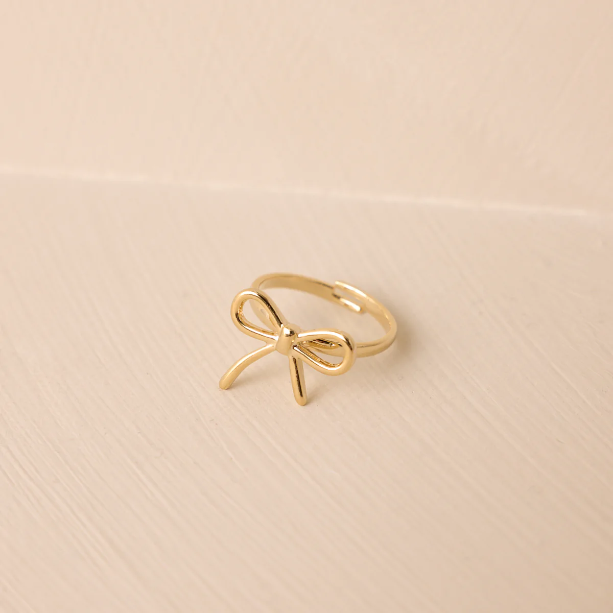 Minimalist Stainless Steel Bow Knot Ring for Women & Girls - Image 4